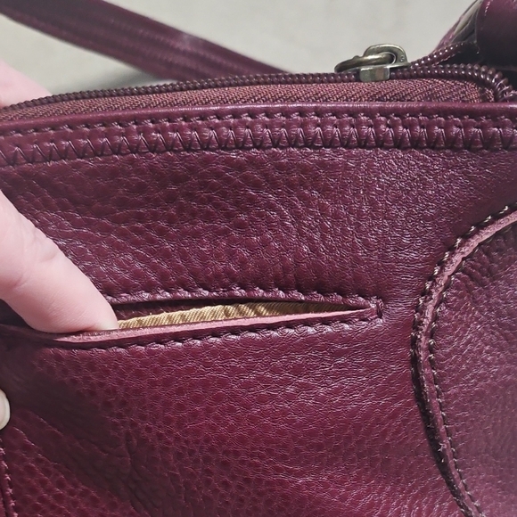 The Sak Plum Leather Shoulder Bag - Picture 6 of 16